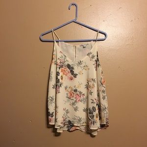 Floral Print Tank Top